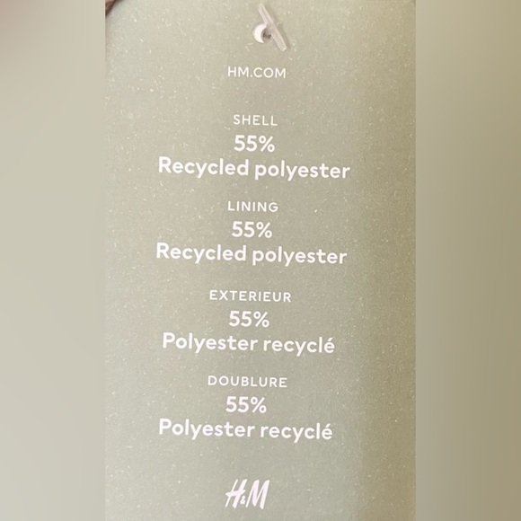 H&M DRAPED SATIN DRESS - Picture 7 of 7